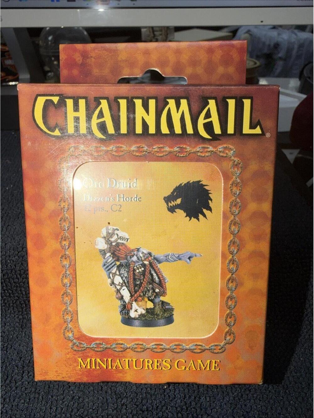 D&D Miniatures Chainmail box set: Orc Druid Brazens Horde : Sealed